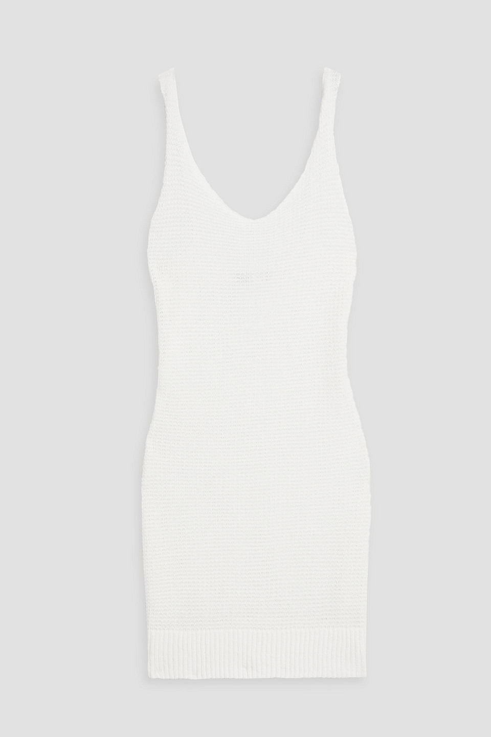 Onia Linen Mini Dress In White