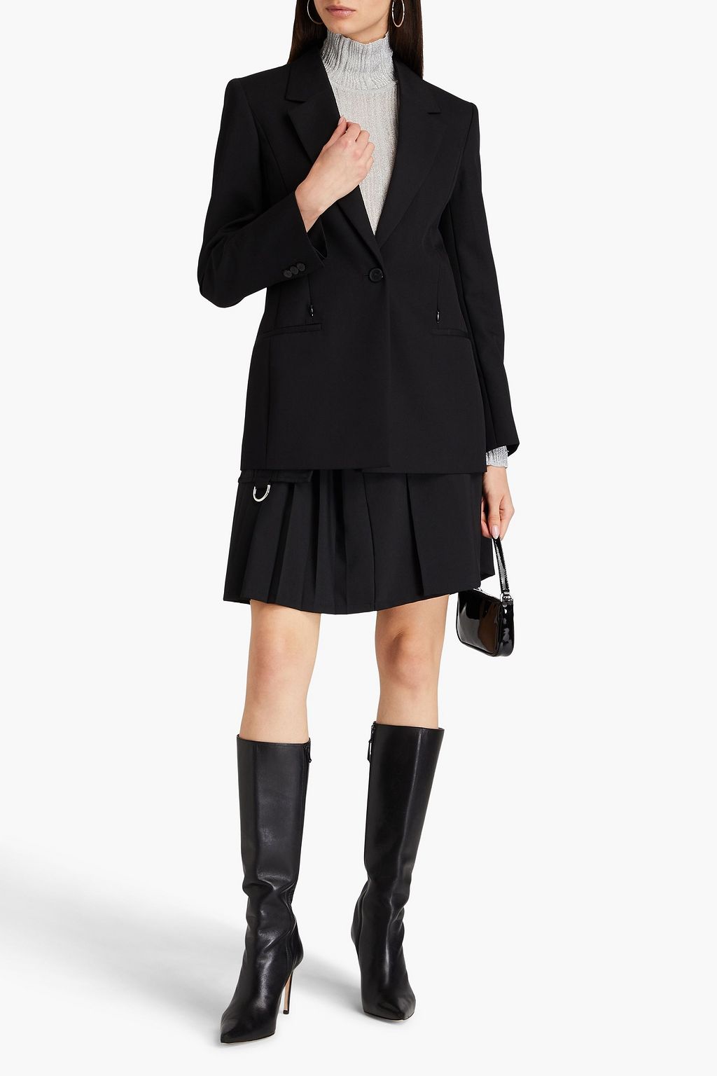 GIVENCHY Blazer aus Twill aus einer Woll-Mohairmischung