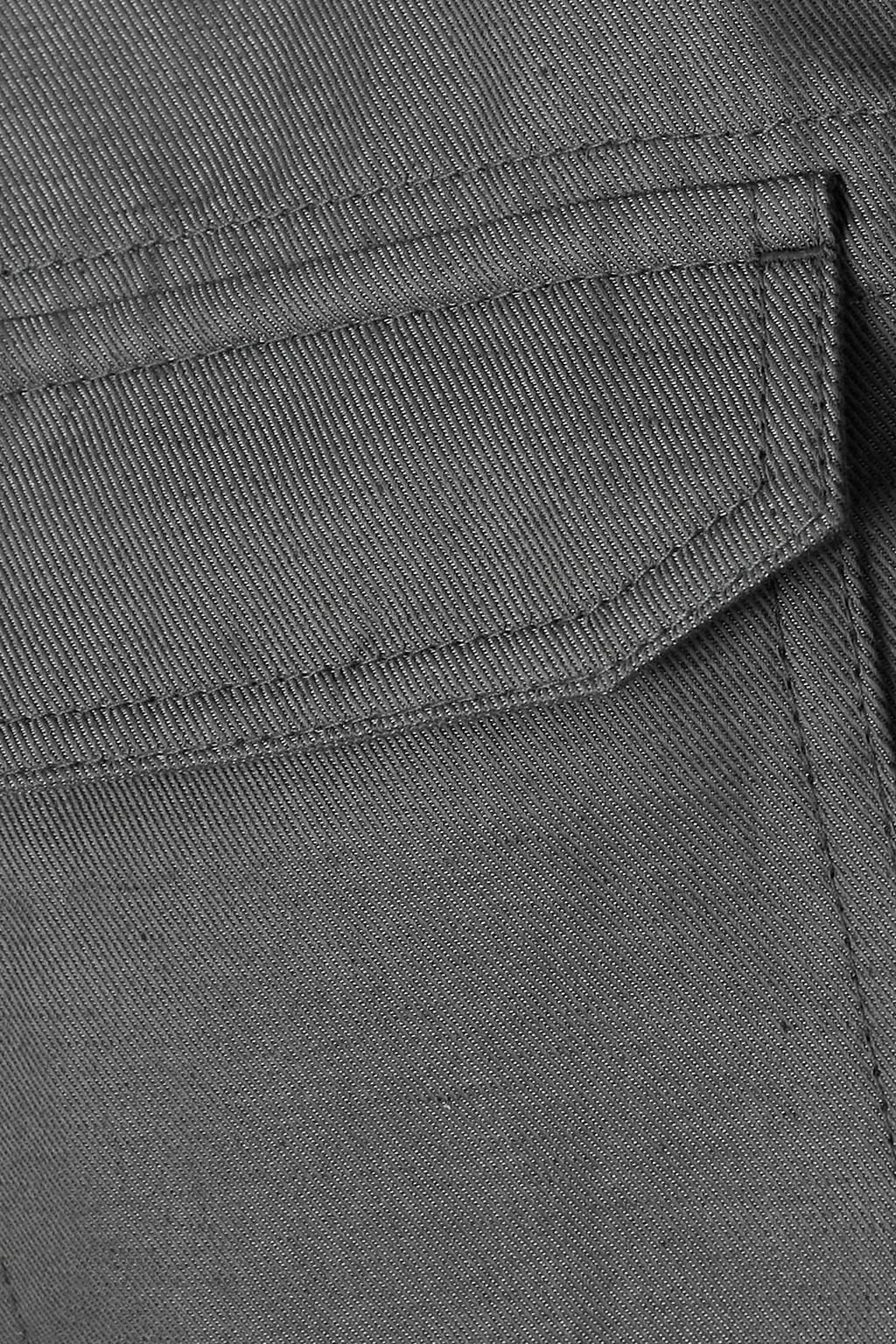 BRIONI Sahariana belted cotton, linen and silk-blend gabardine shirt jacket