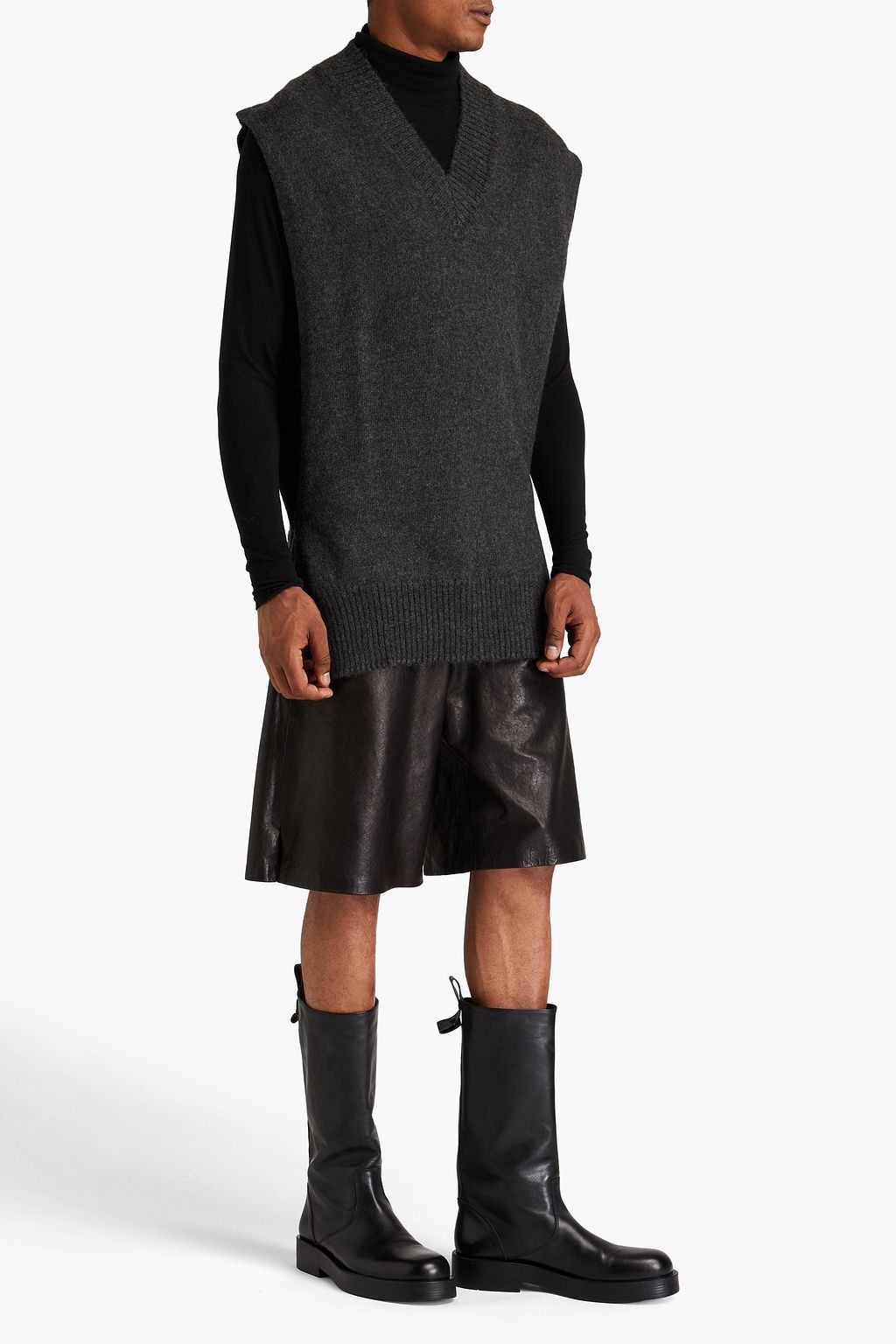 MAISON MARGIELA Wool and alpaca-blend vest