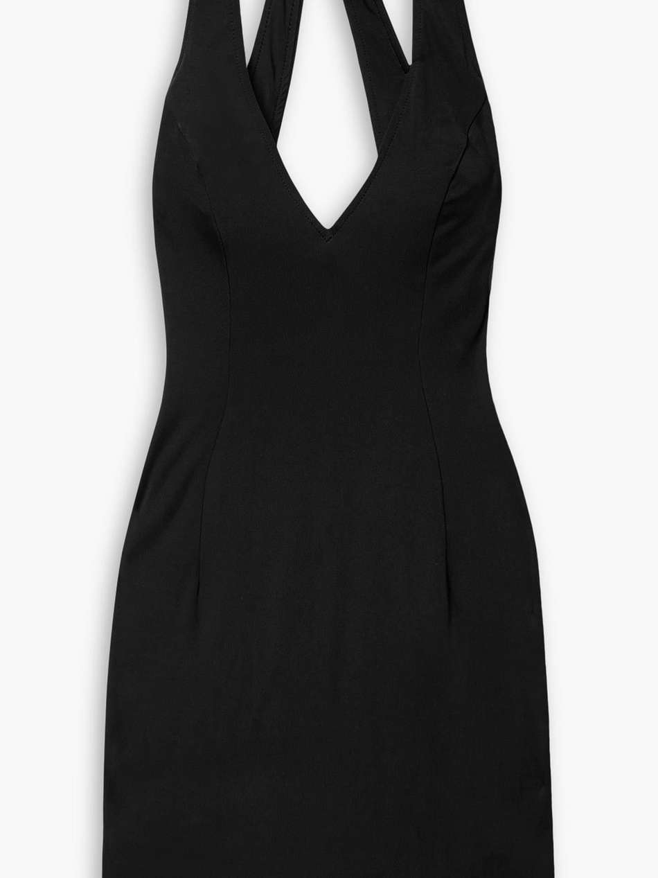 high sea open-back stretch-jersey mini dress