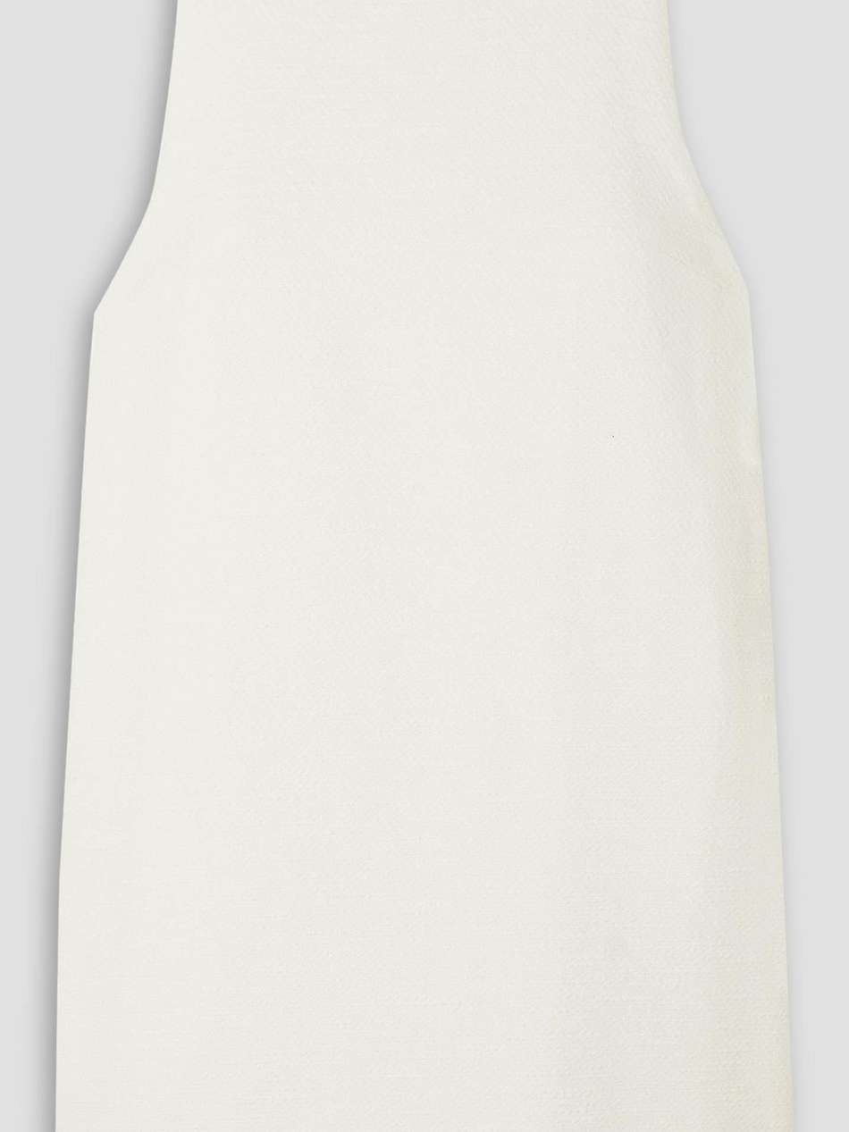 cotton-blend bouclé mini dress