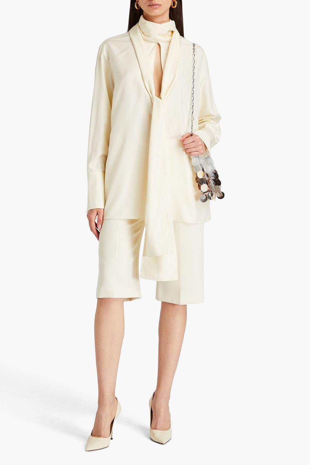 GIVENCHY Silk-cady blouse