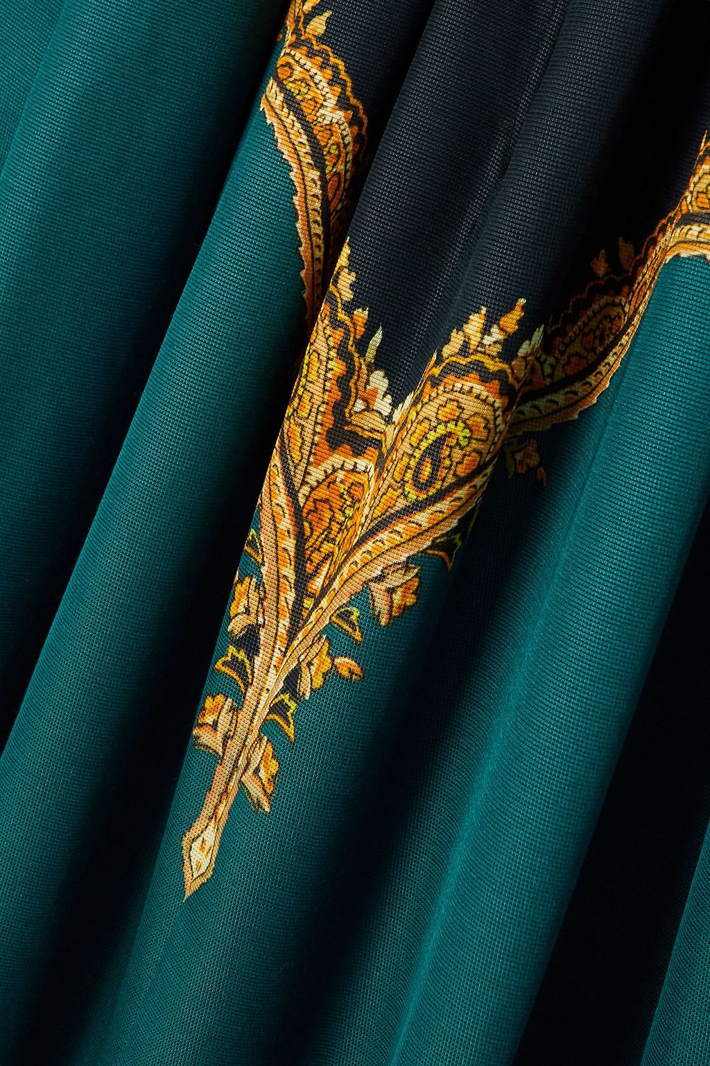 ETRO قفطان من ساتان الحرير بنقشة البيزلي