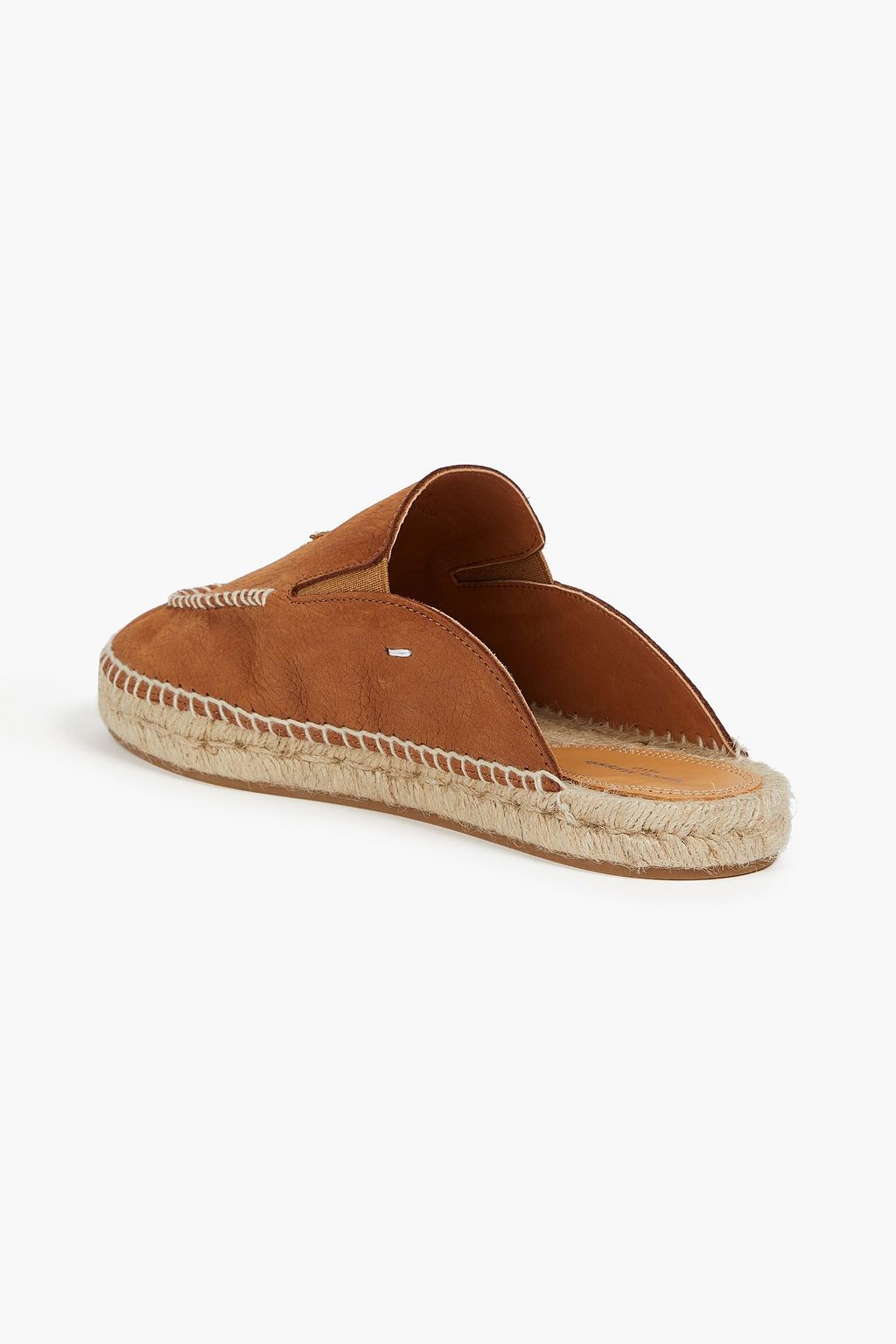 MAISON MARGIELA 자수 장식 페블 가죽 에스파드류 뮬