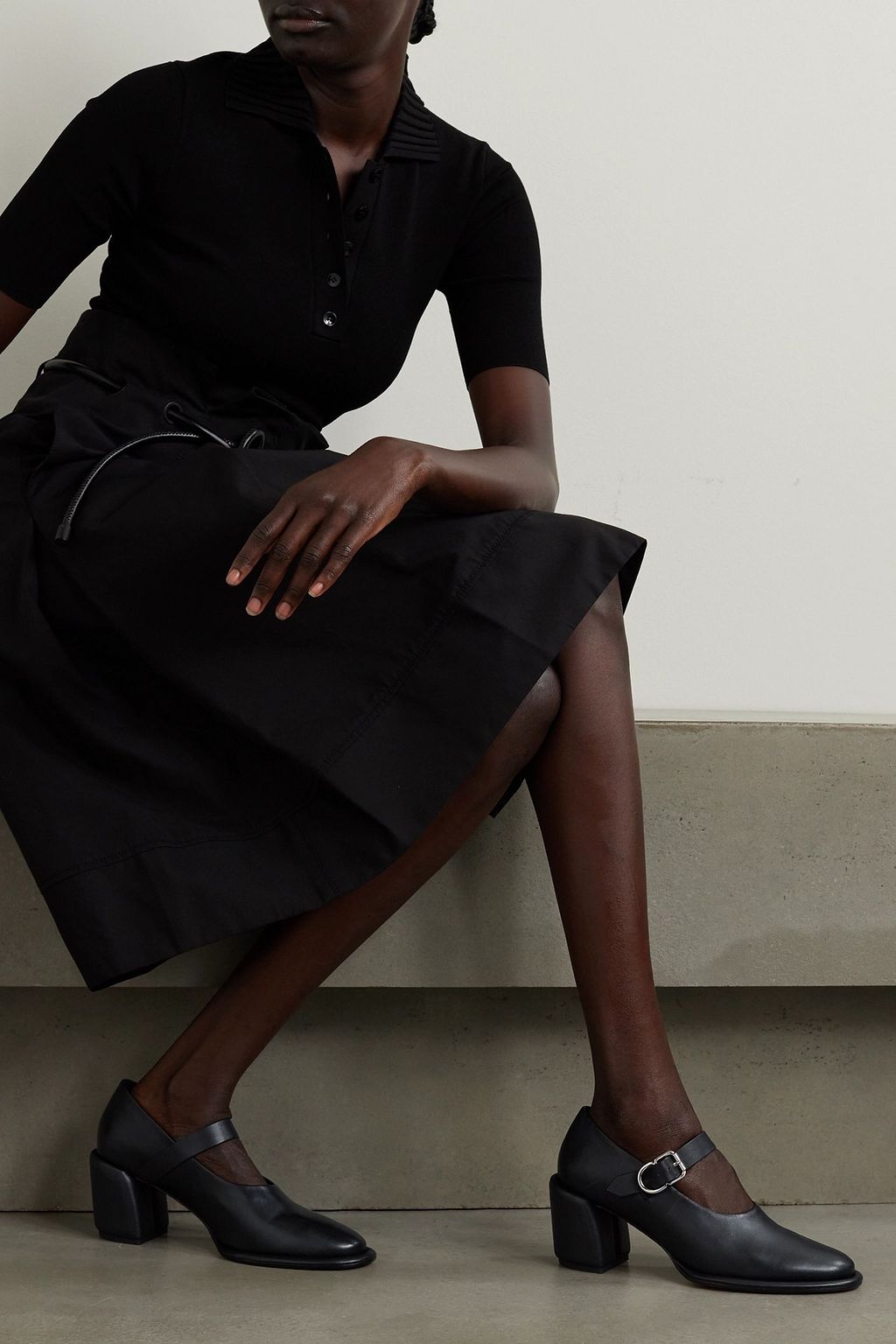 3.1 PHILLIP LIM 나오미 가죽 메리 제인 펌프스