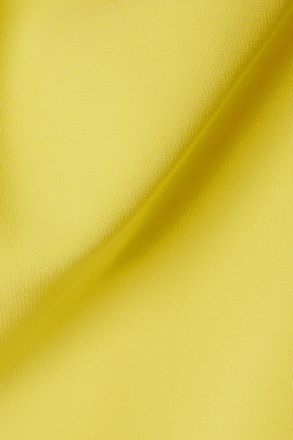 Proenza Schouler Open-back Draped Crepe Maxi Dress In Pastel Yellow