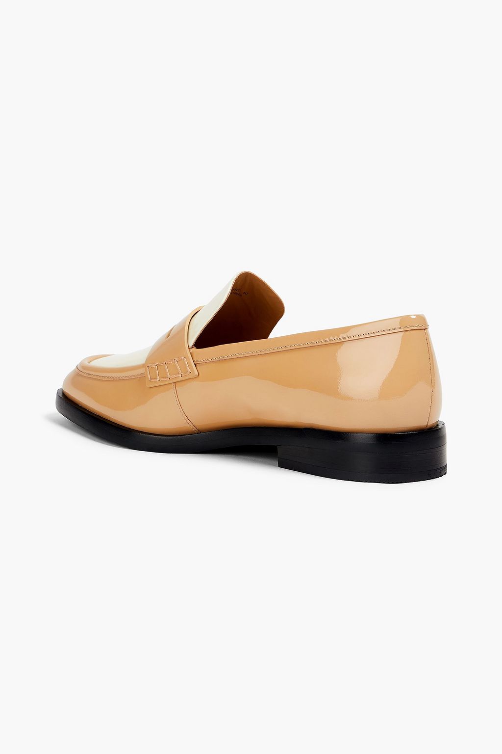 3.1 PHILLIP LIM حذاء لوفر Alexa من الجلد اللامع بلونين