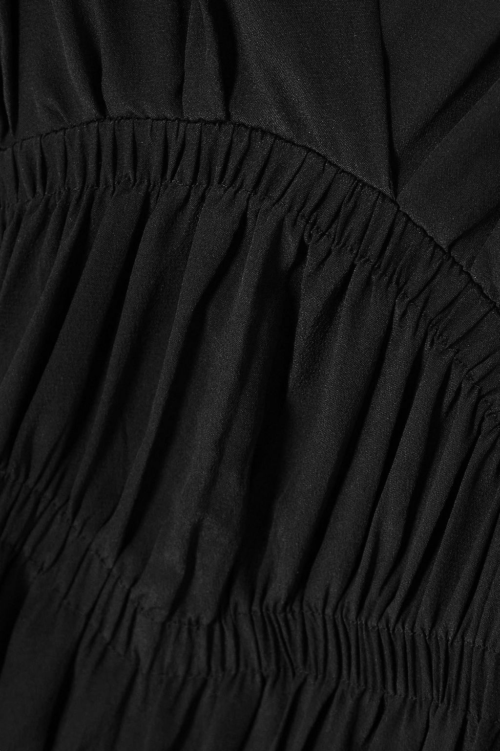ISABEL MARANT Nalatia gathered silk crepe de chine mini dress