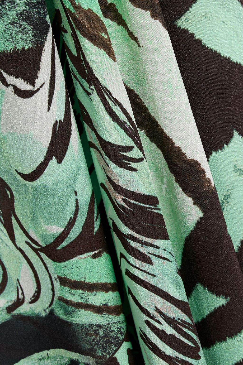CAMILLA Embellished printed silk crepe de chine wide-leg jumpsuit
