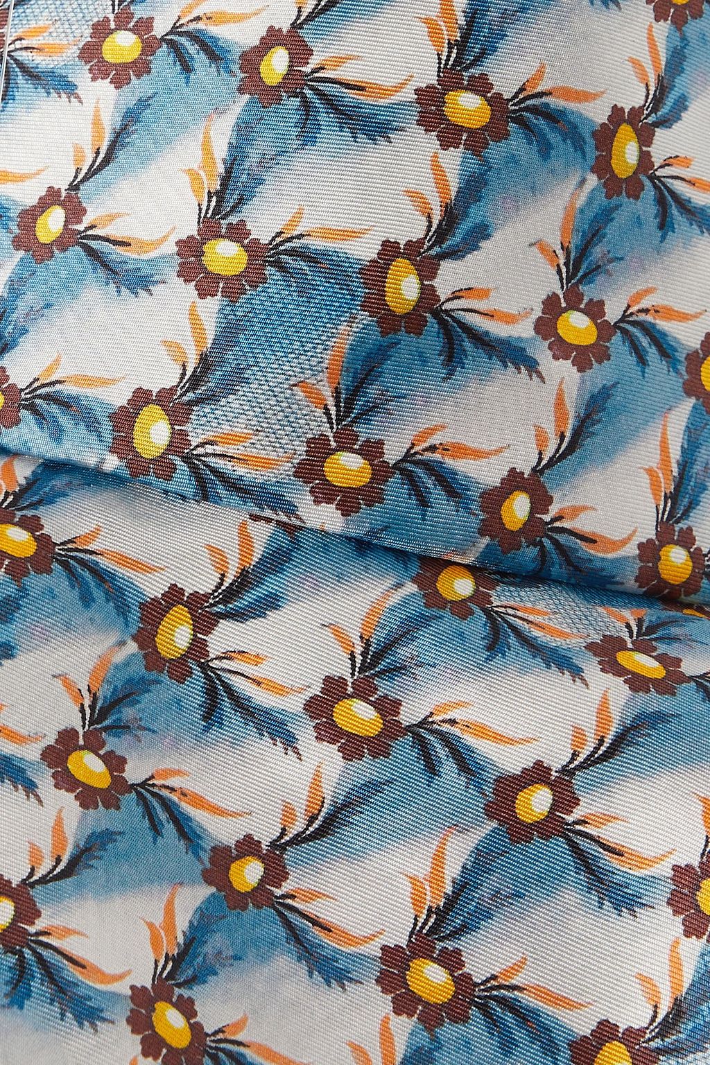 ETRO Floral-print silk-twill sunhat