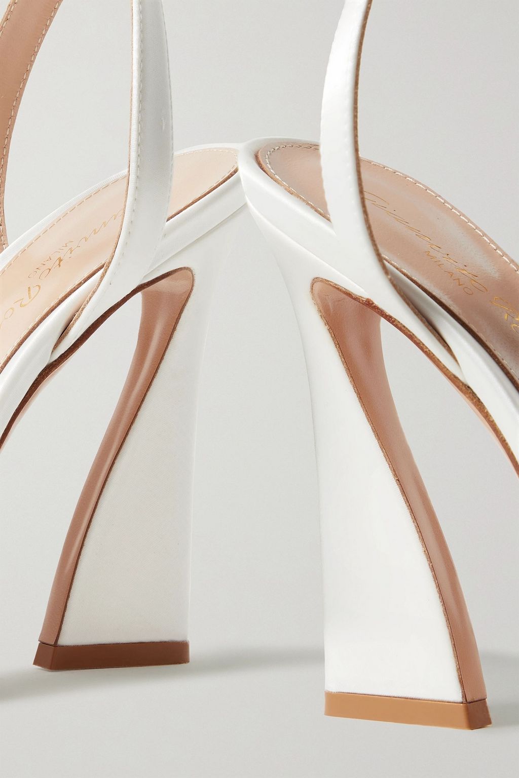 GIANVITO ROSSI Aura 105 satin sandals
