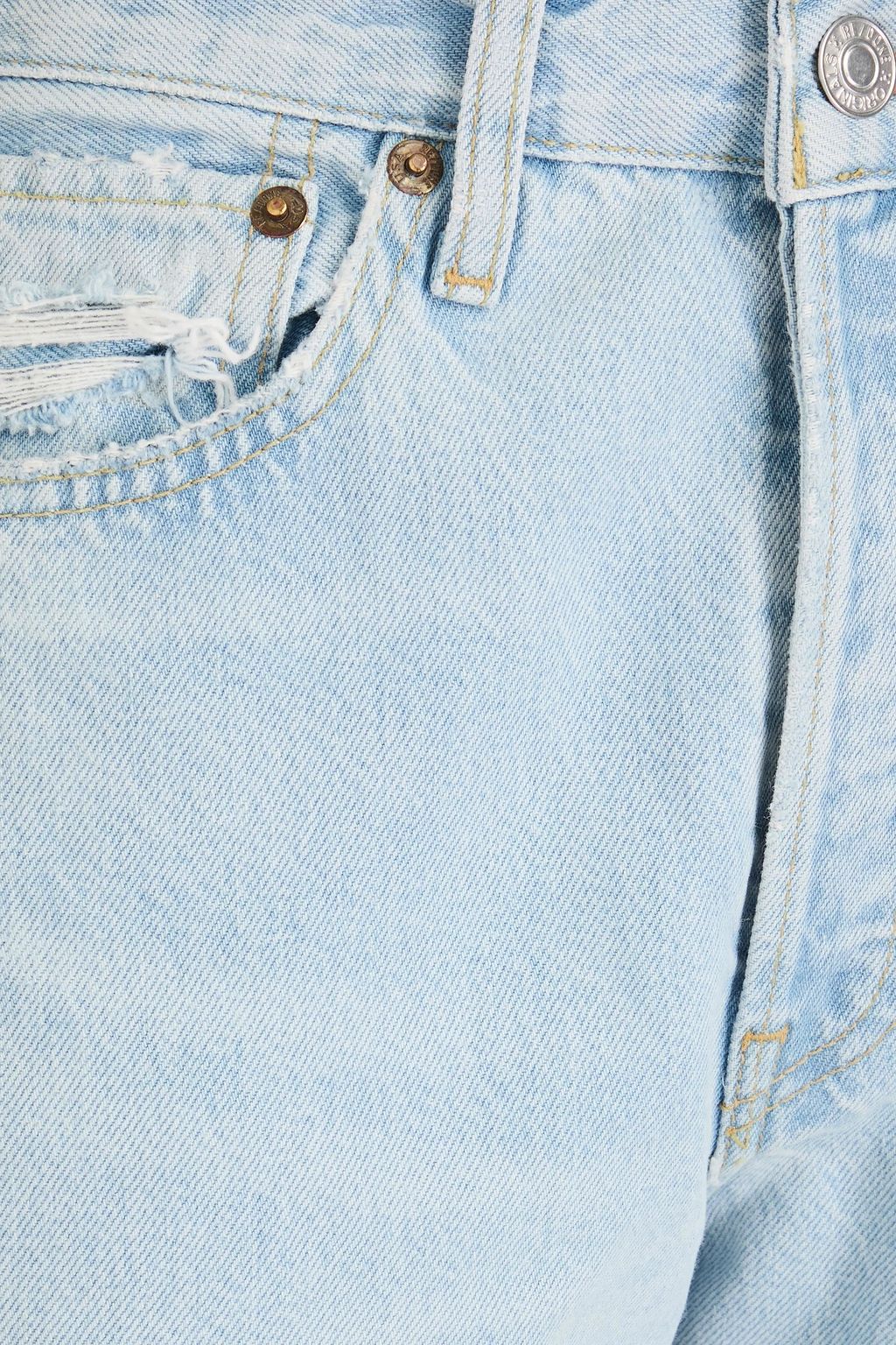 RE/DONE جينز 90s بأرجل مستقيمة وخصر مرتفع