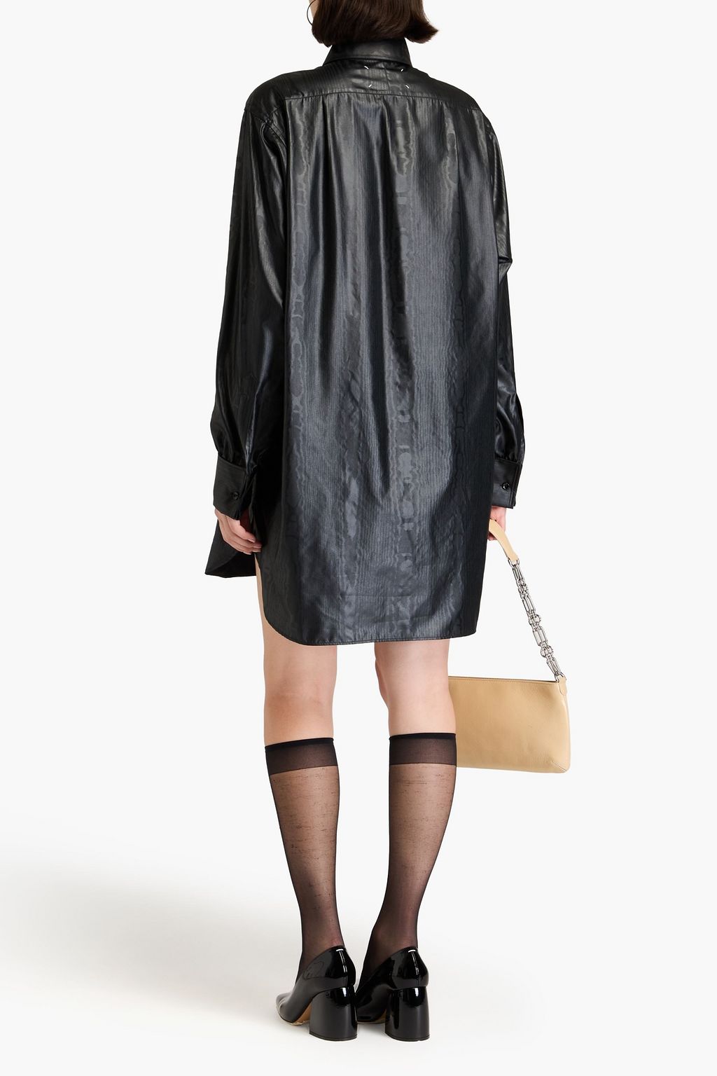 MAISON MARGIELA فستان مواريه قصير بأسلوب القميص