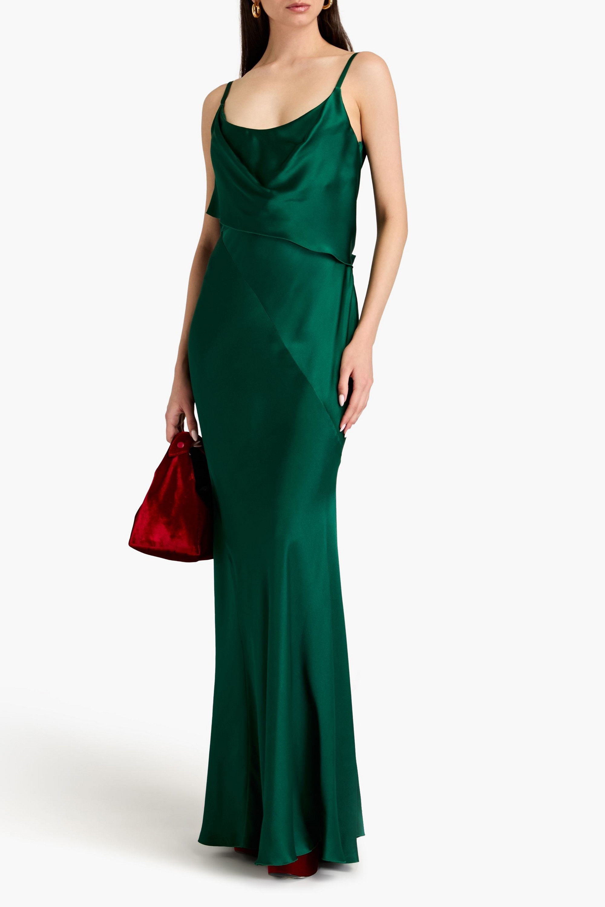 Emerald bridesmaid dress