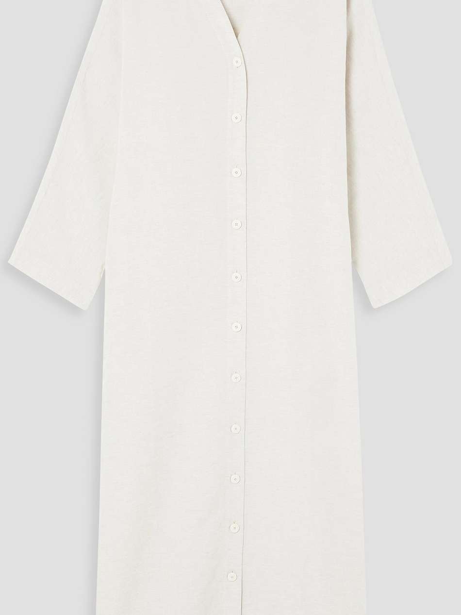 amna woven midi dress