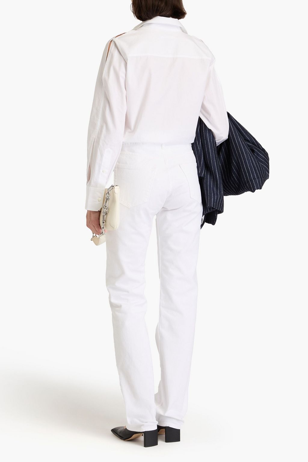 MAISON MARGIELA 하이라이즈 스트레이트 레그 팬츠