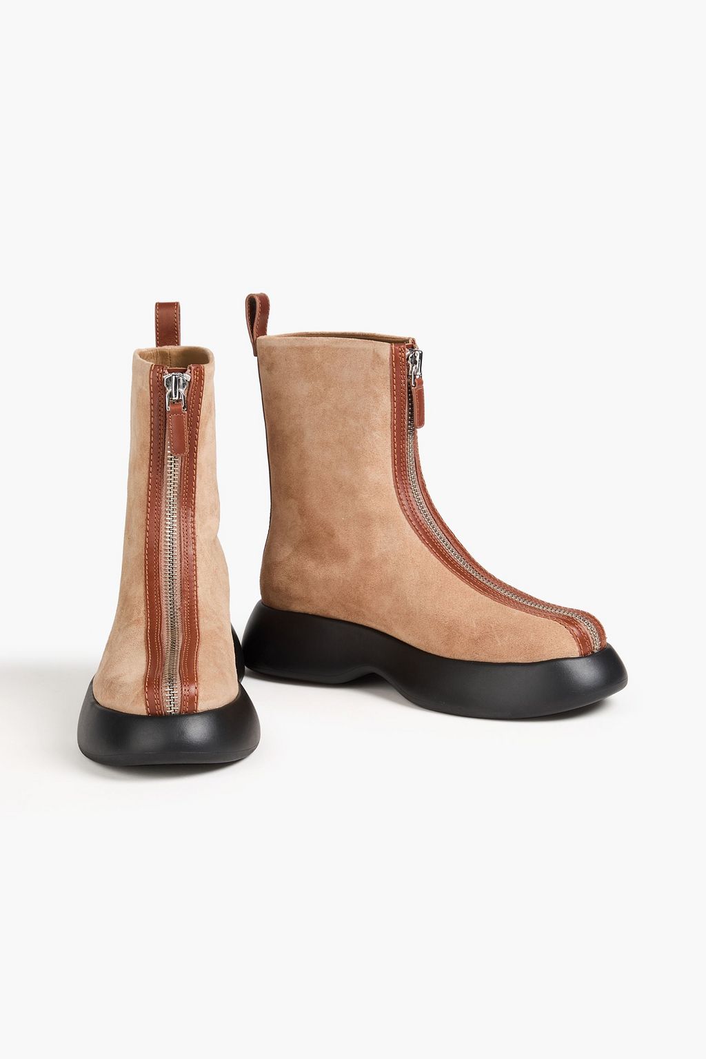 3.1 PHILLIP LIM بوت تشيلسي "ميرسر" من الشمواه المرن بسحّابات