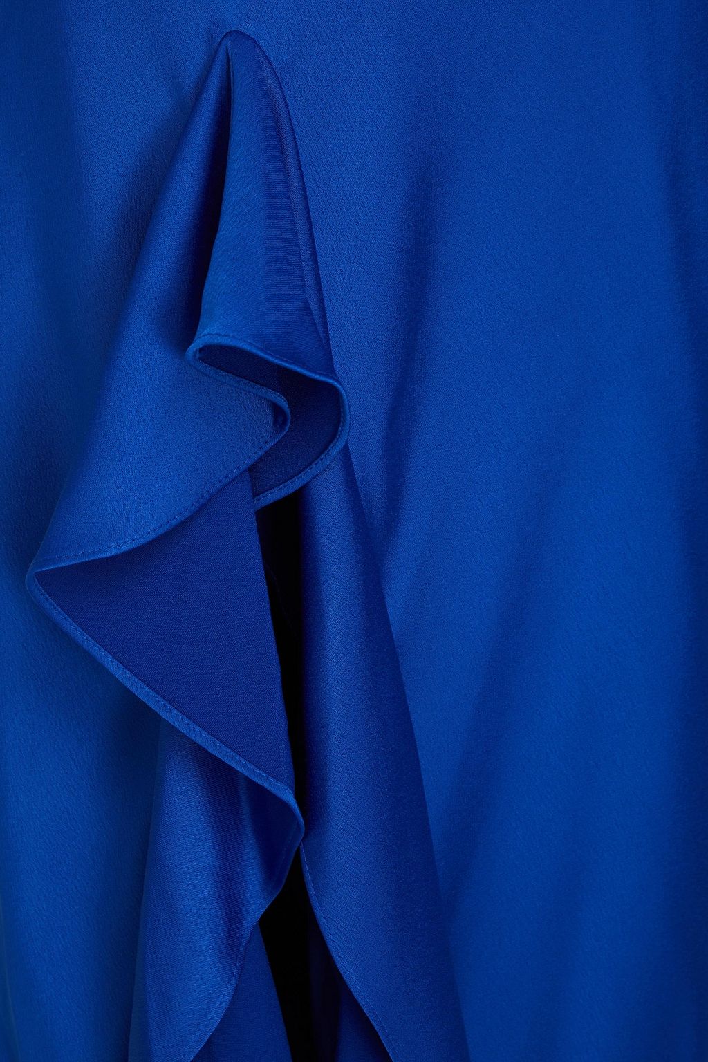 ML MONIQUE LHUILLIER Ashlynn ruffled satin-crepe gown