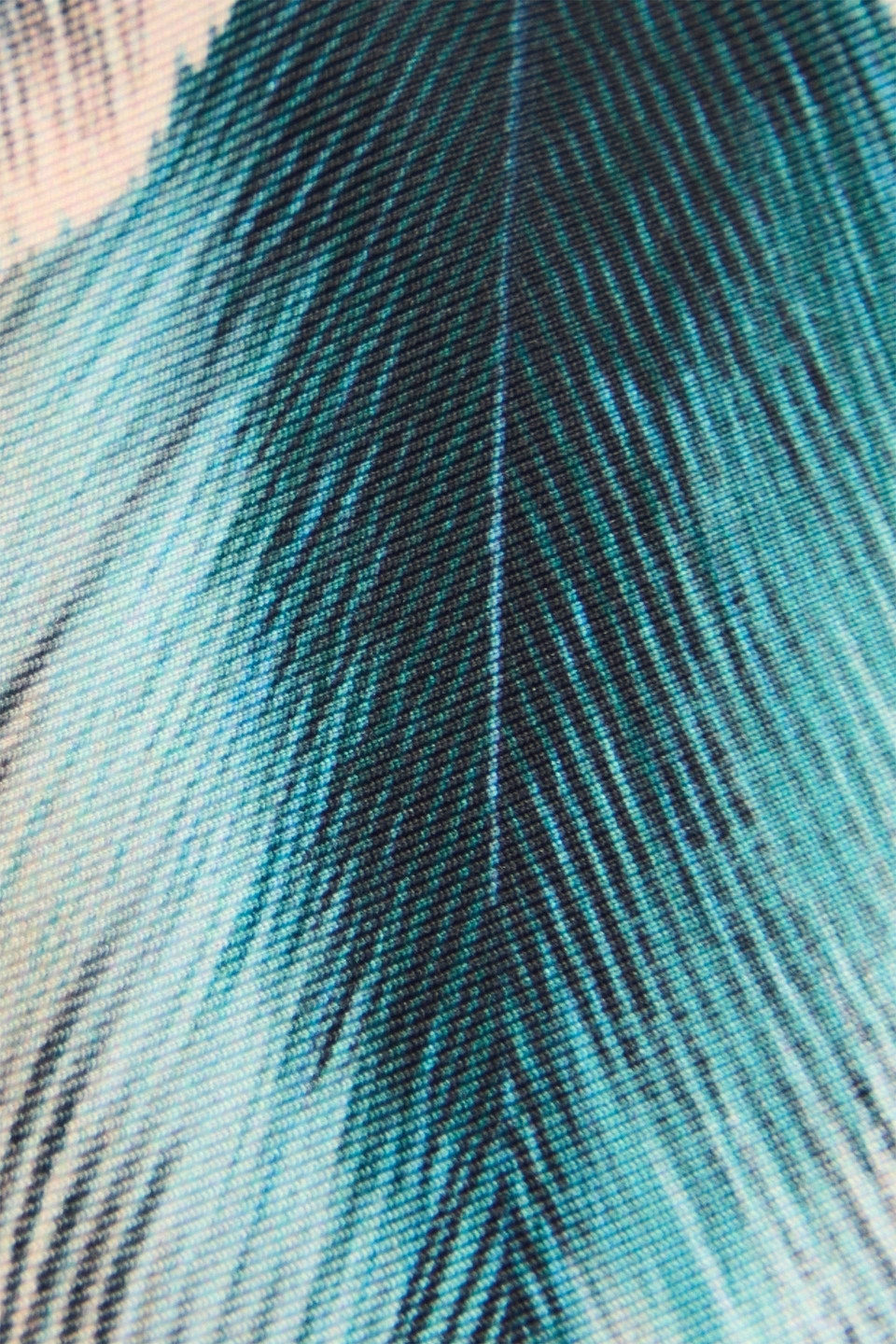 AGUA BY AGUA BENDITA TERESA PLUMA PRINTED TRIANGLE BIKINI TOP