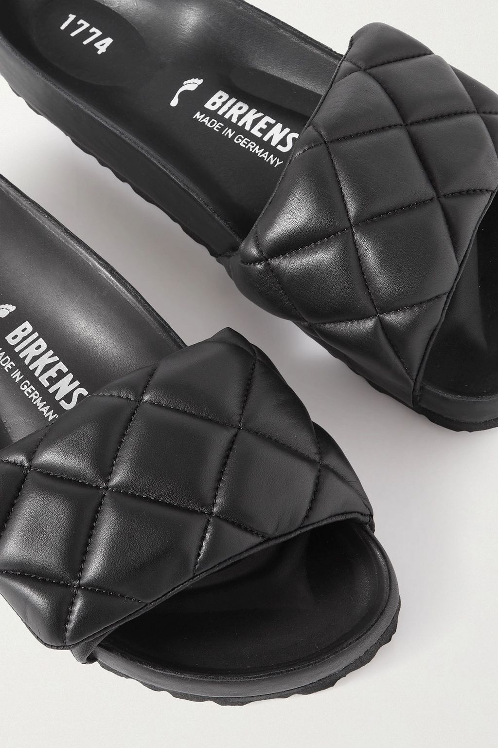 BIRKENSTOCK Sylt quilted leather slides