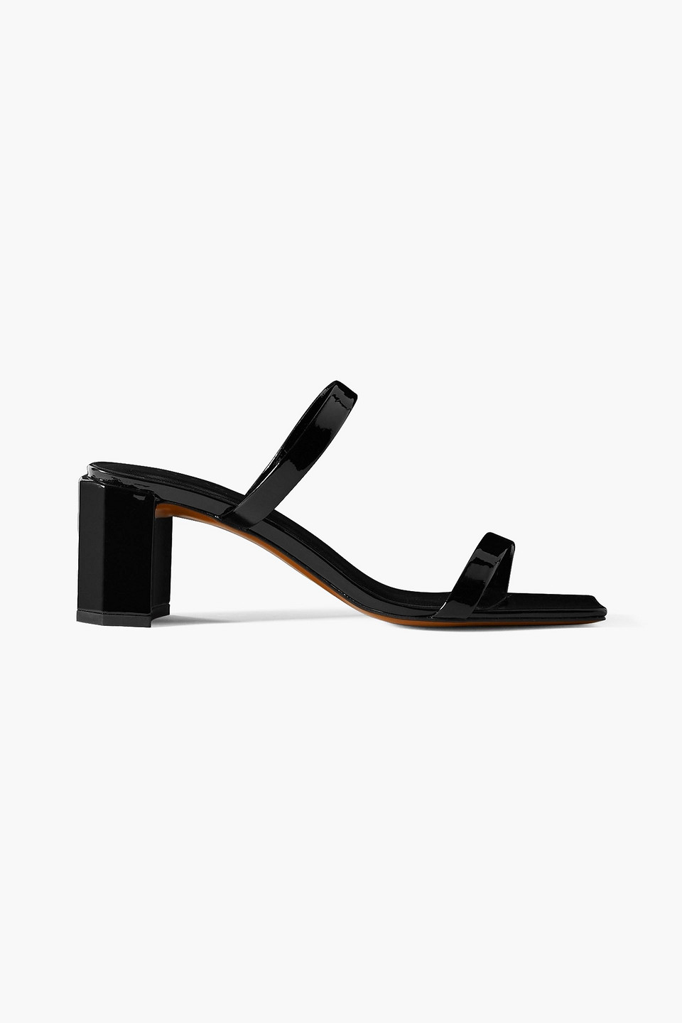 By Far Tanya Single-string High-heeled Sandals In Black