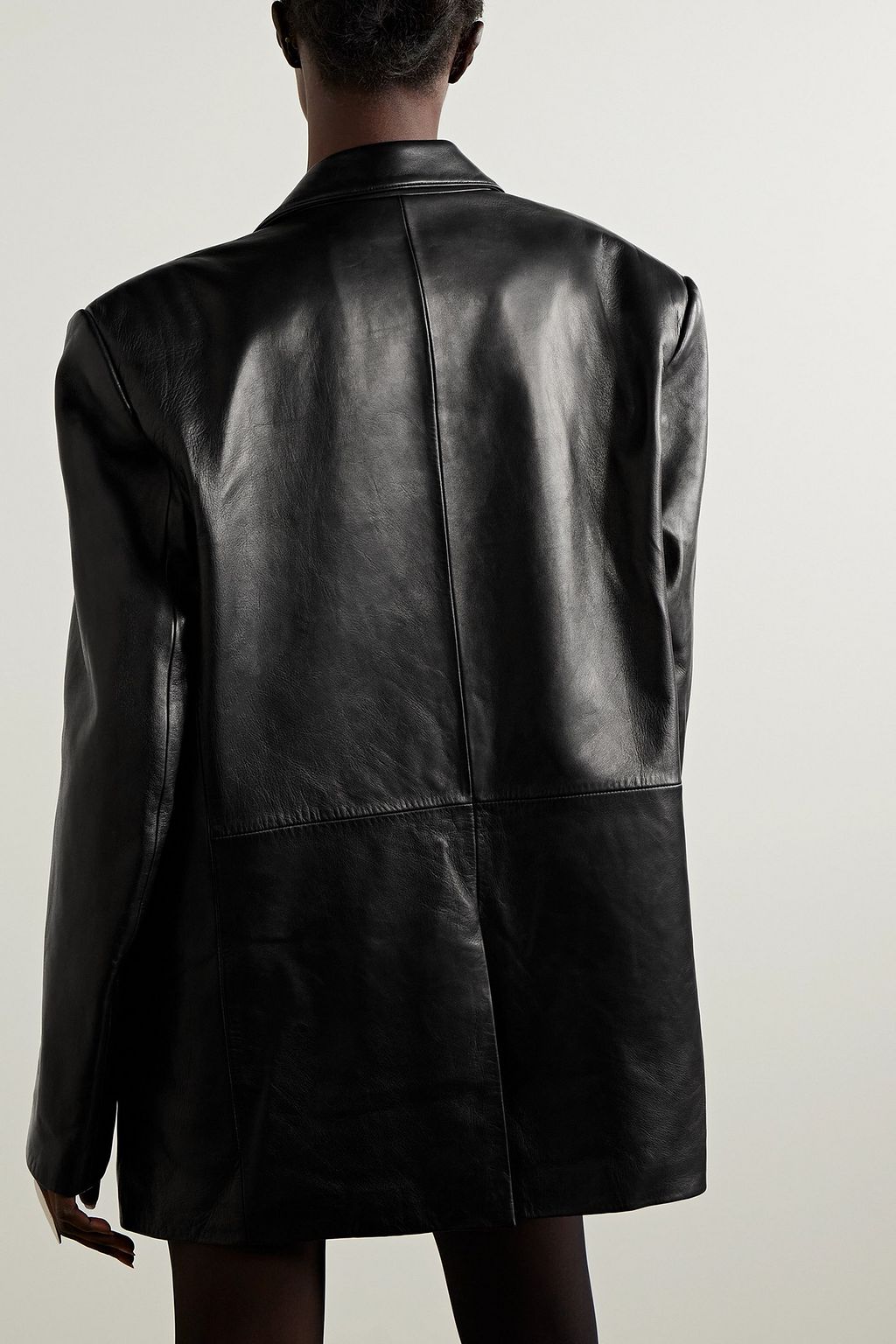 ALEXANDER WANG レザー オーバーサイズ ブレザー