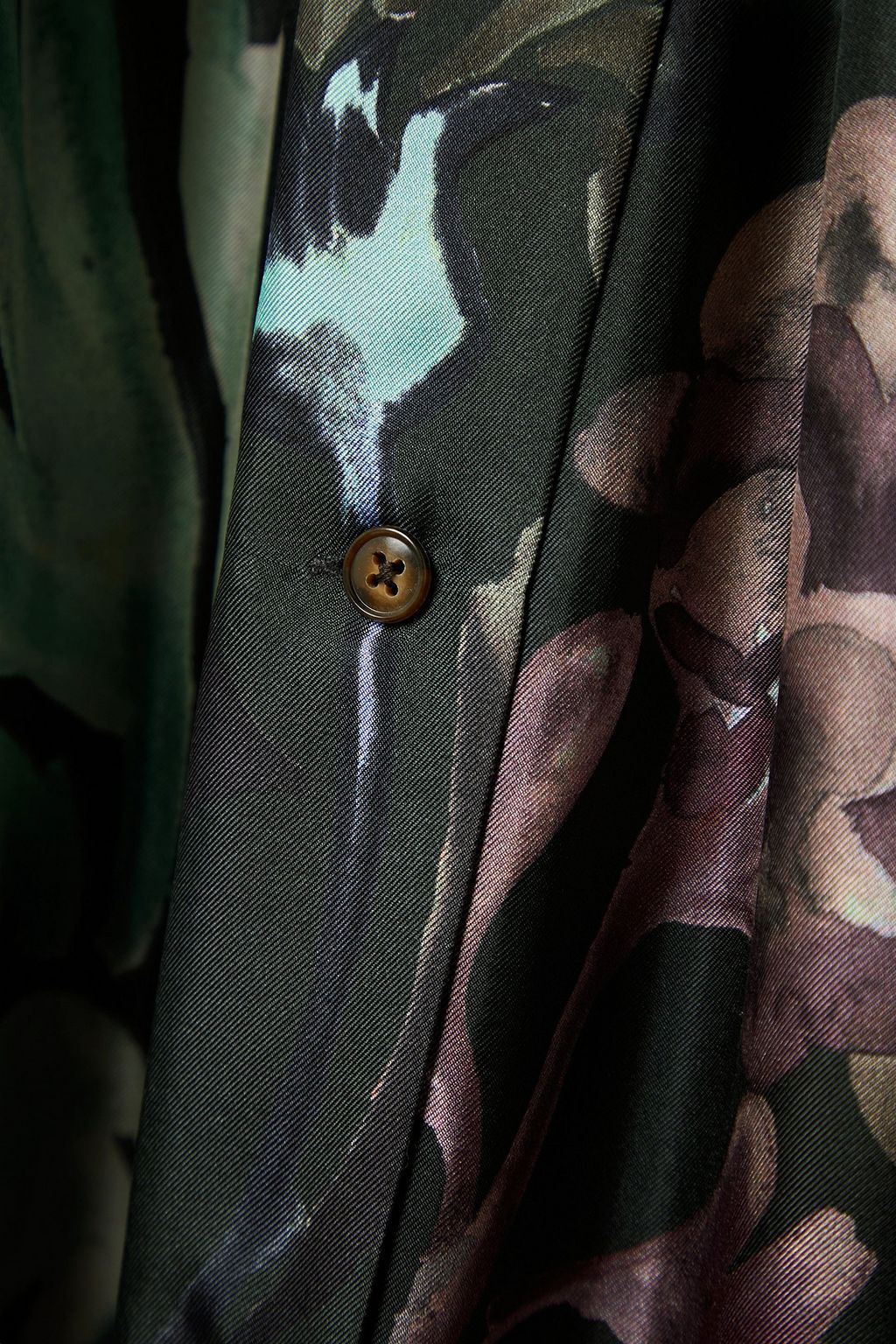 ROSIE ASSOULIN Floral-print silk-twill midi dress
