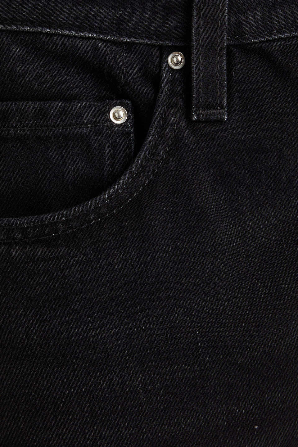 Shop Totême High-rise Kick-flare Jeans In Black