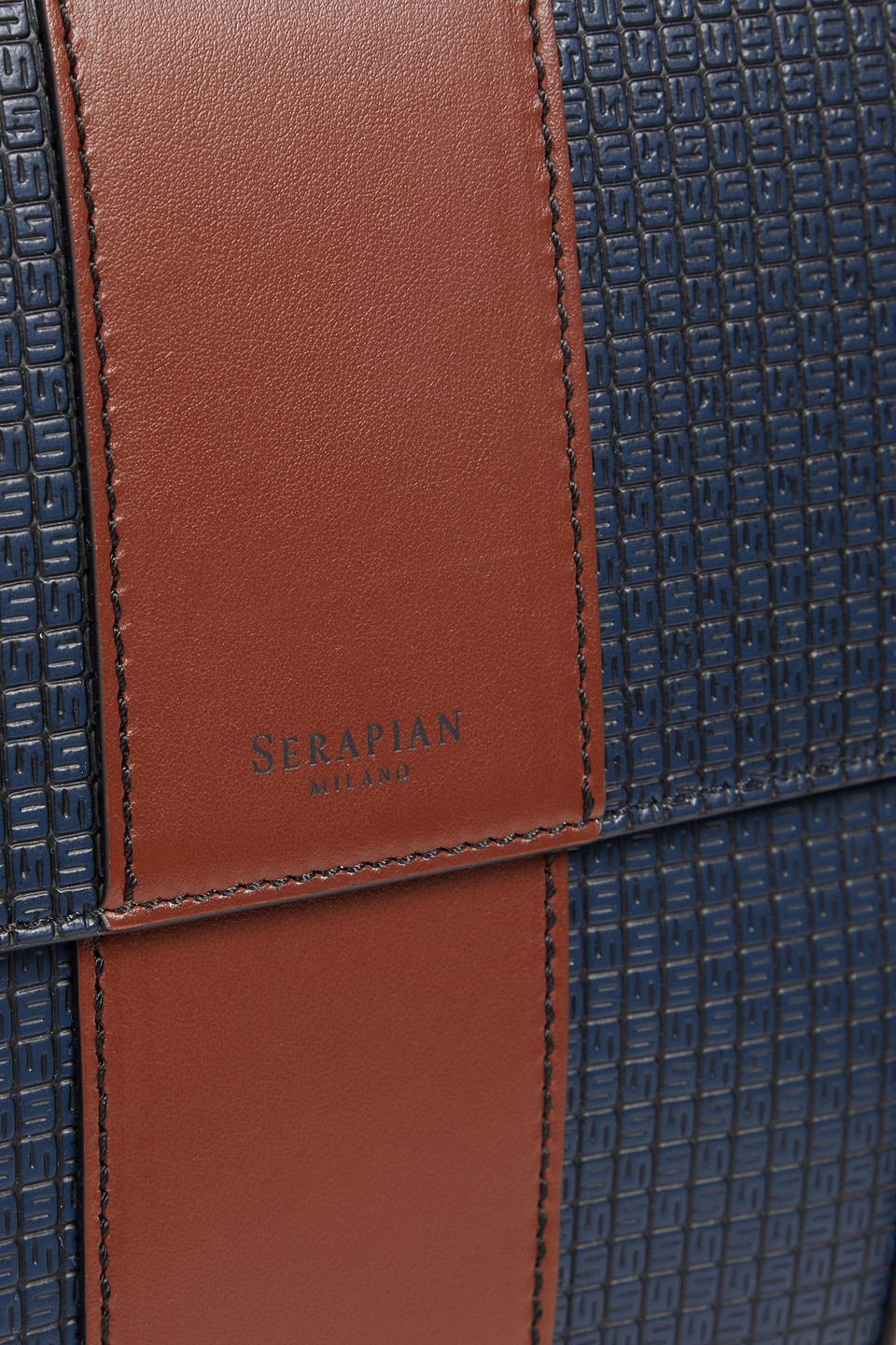  Serapian - Leather Shoulder Bag - Blue - Onesize 