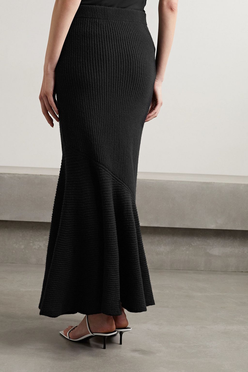 ALTUZARRA Foreseti wool and cashmere-blend maxi skirt