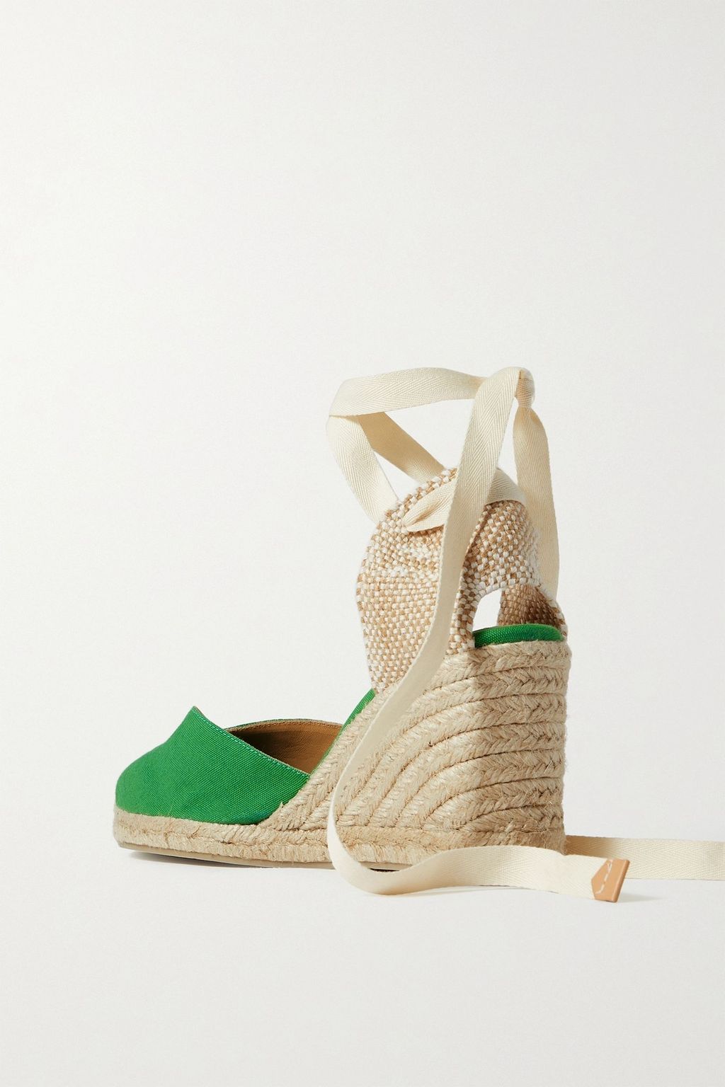 CASTAÑER Chiara 80 canvas wedge espadrilles