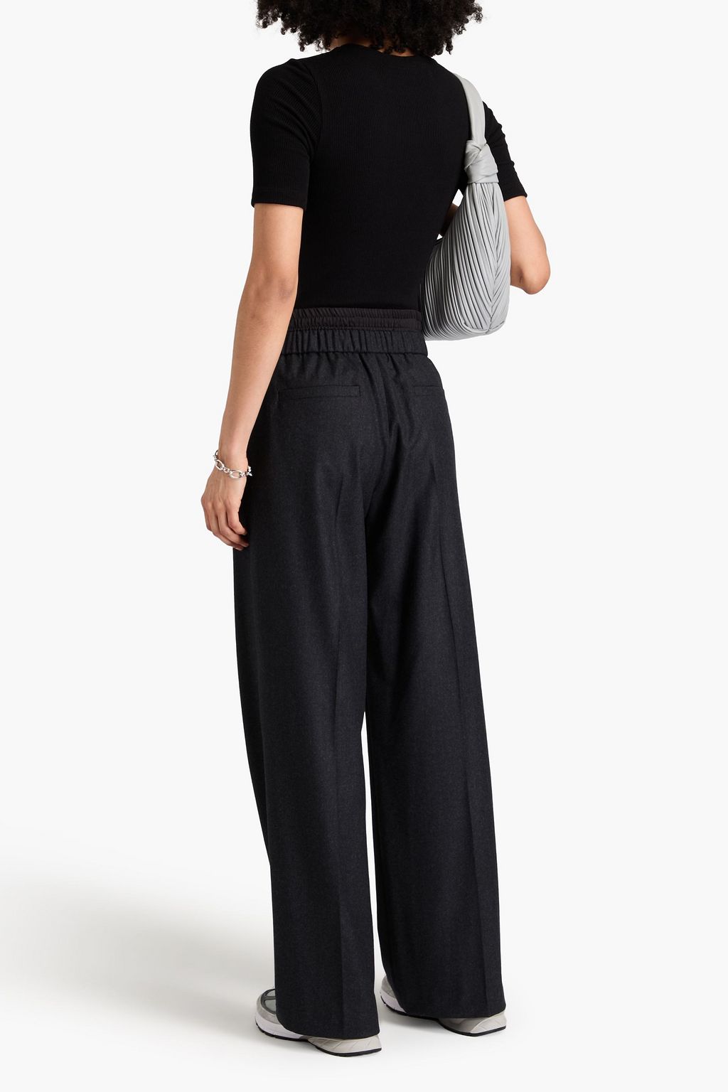 ENZA COSTA Ribbed jersey T-shirt