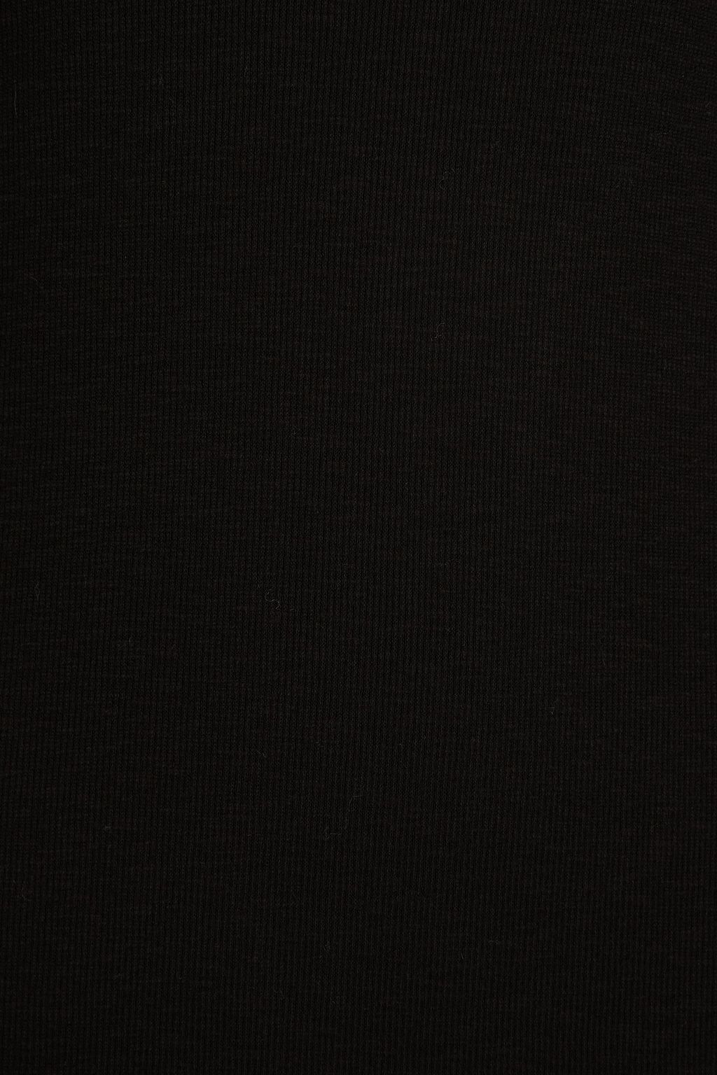 ENZA COSTA 리브 슬러브 스트레치 코튼 저지 미니 드레스