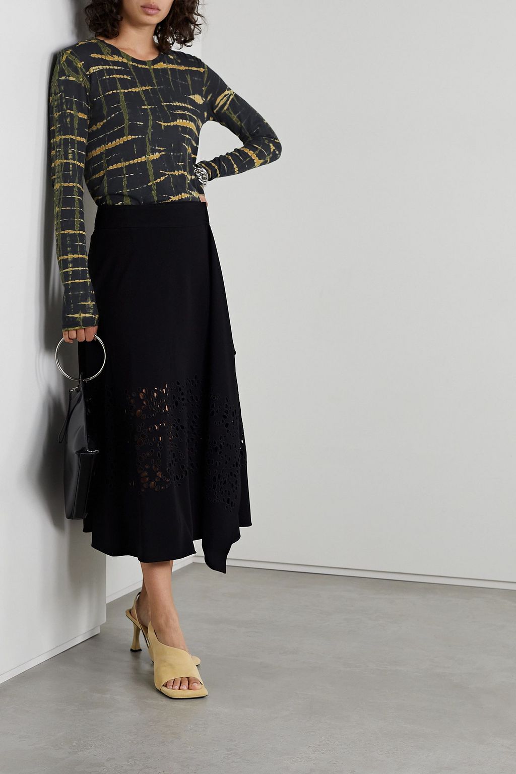 PROENZA SCHOULER Tie-dyed cotton-jersey T-shirt