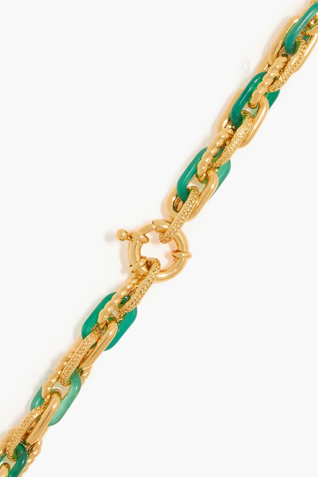 ZIMMERMANN Gold-tone agate necklace