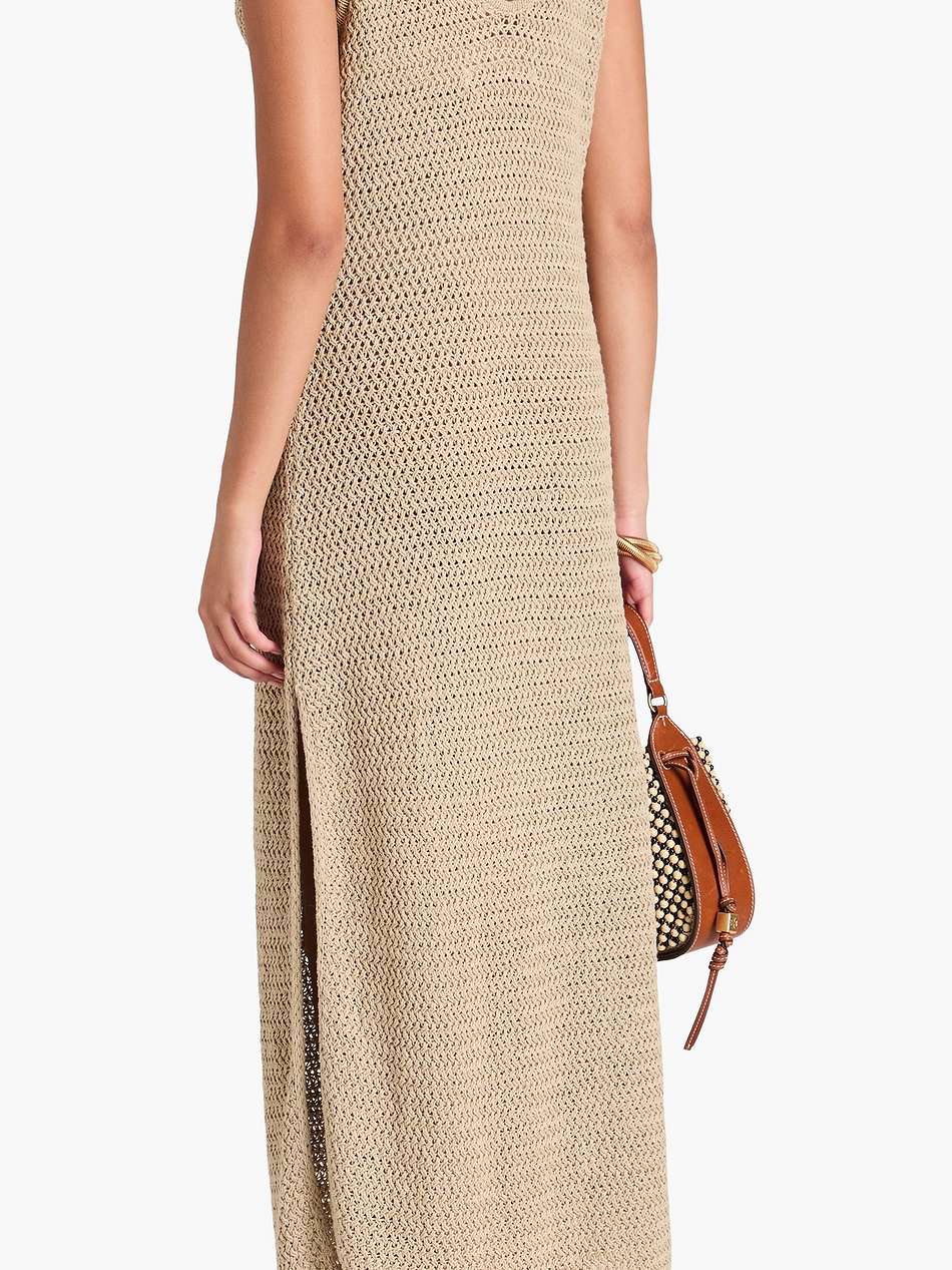 linen maxi dress