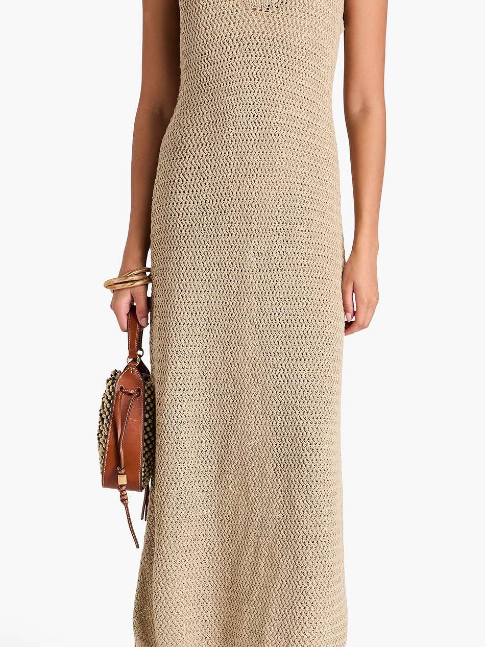linen maxi dress
