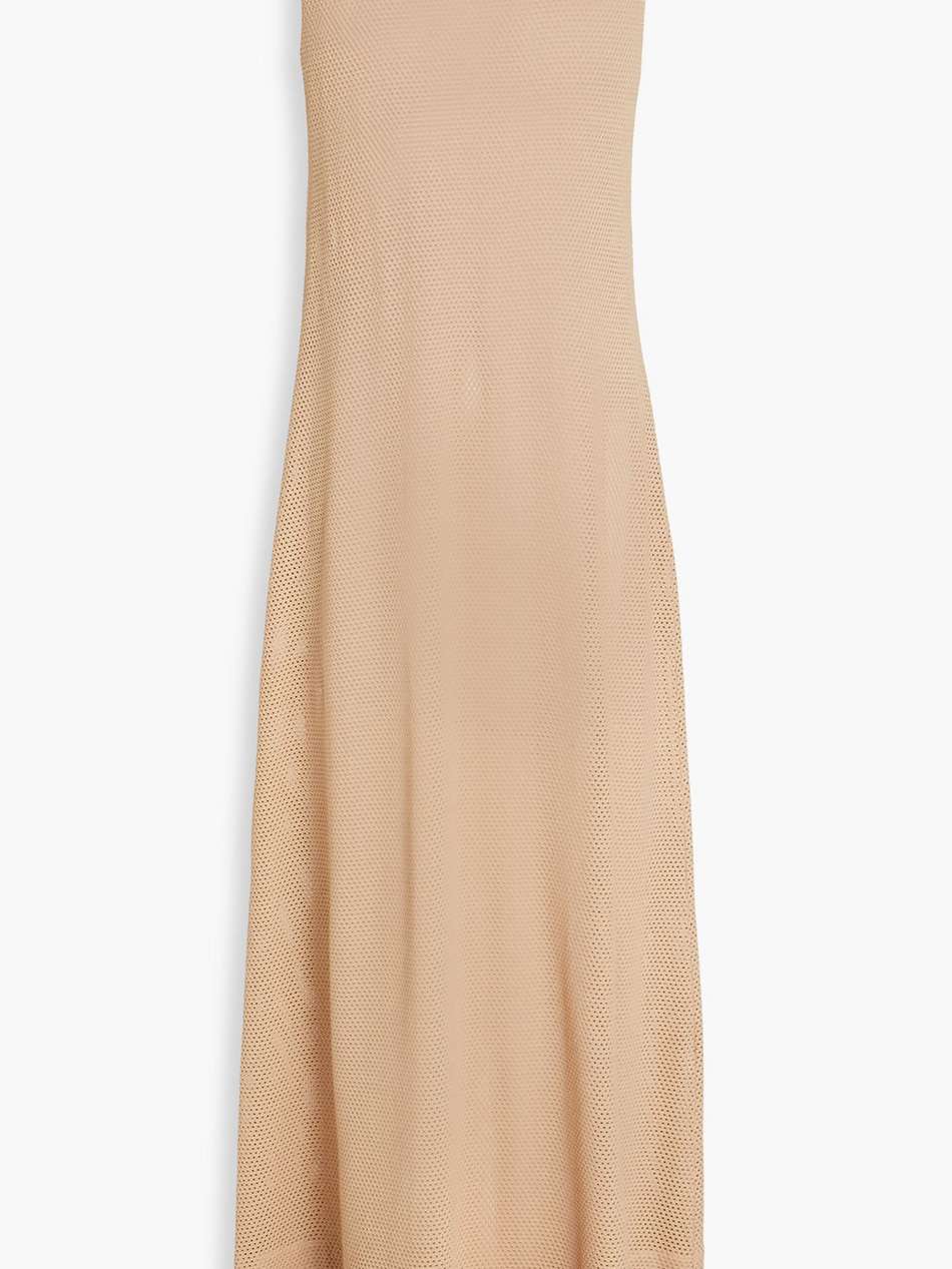 stretch cotton and modal-blend maxi dress