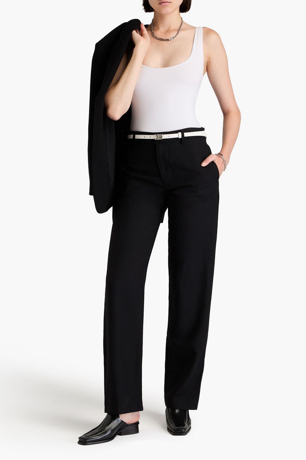 ENZA COSTA Stretch-jersey bodysuit