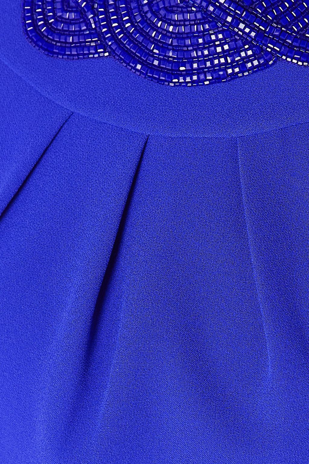 SAFIYAA Bead-embellished crepe halterneck gown