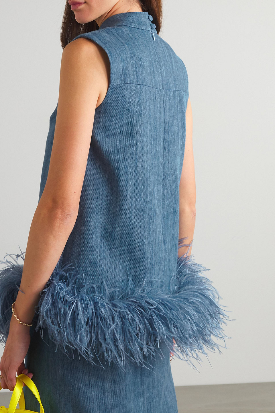 huishan zhang denim dress Darla Dress Indigo Denim UK 10