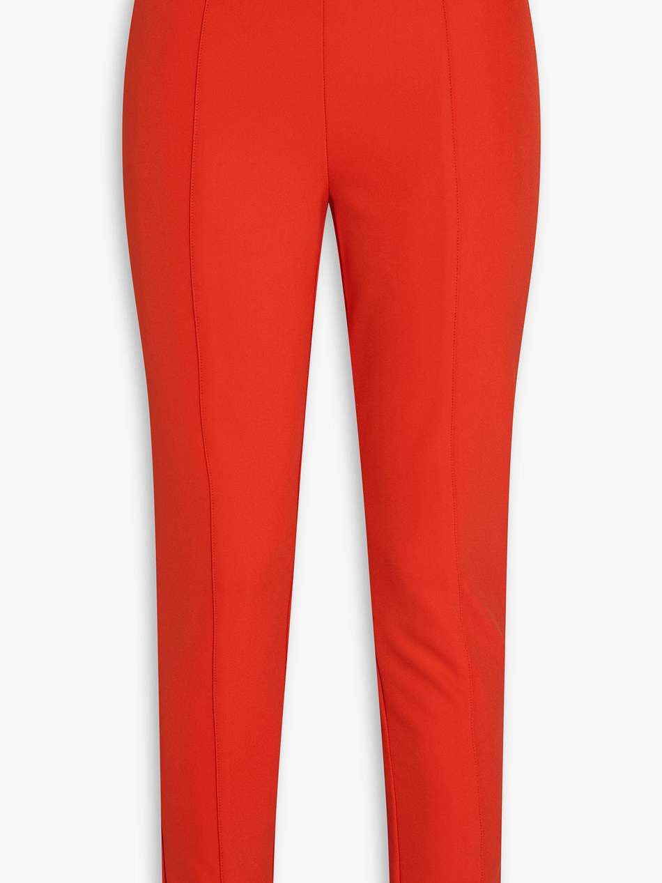 honolulu cropped stretch-crepe slim-leg pants