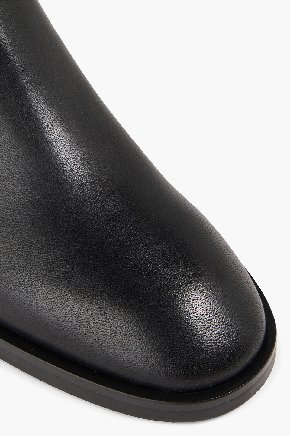 Stuart Weitzman Keelan City Microstretch And Leather Knee Boots In Black