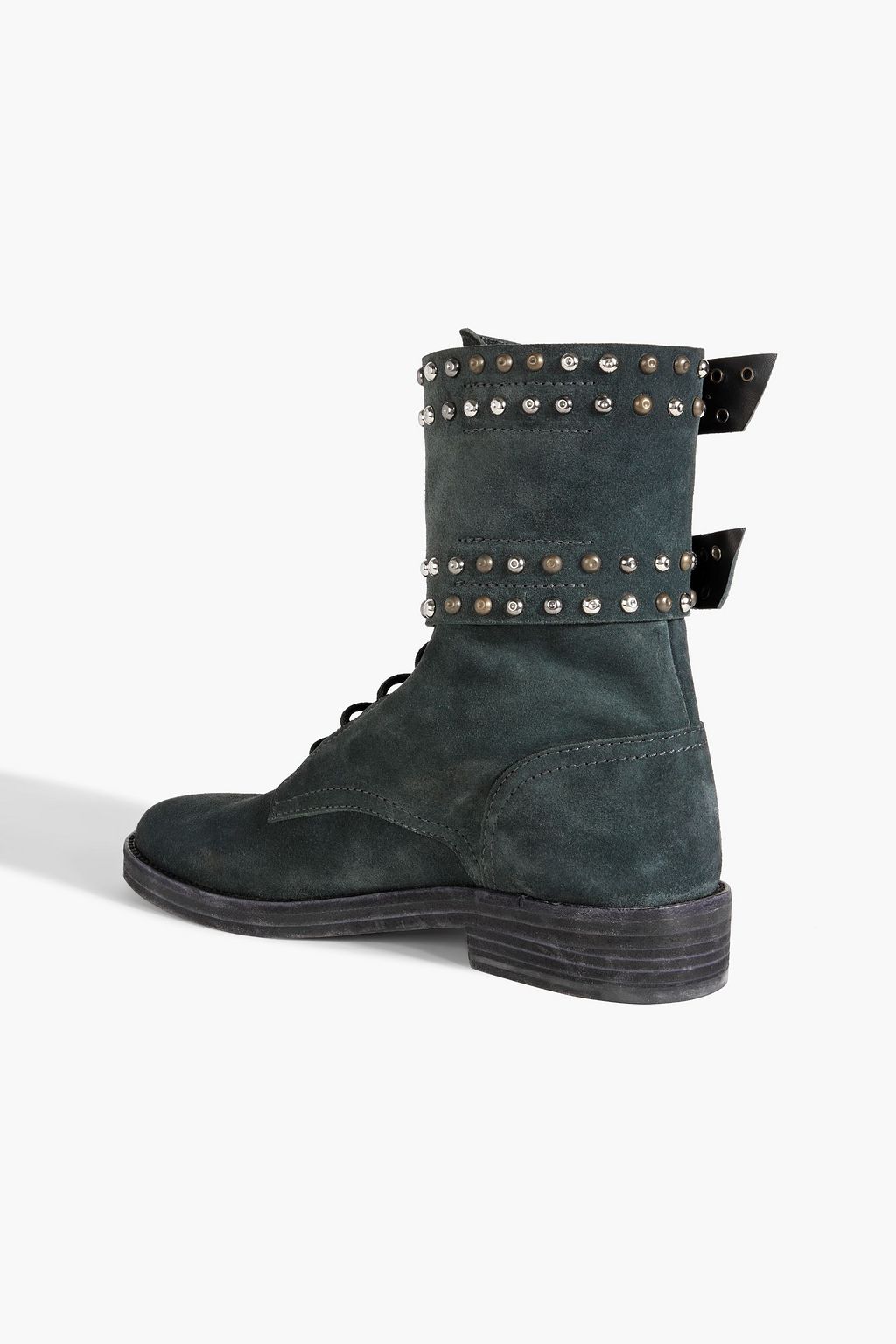 ISABEL MARANT Teylon studded suede combat boots