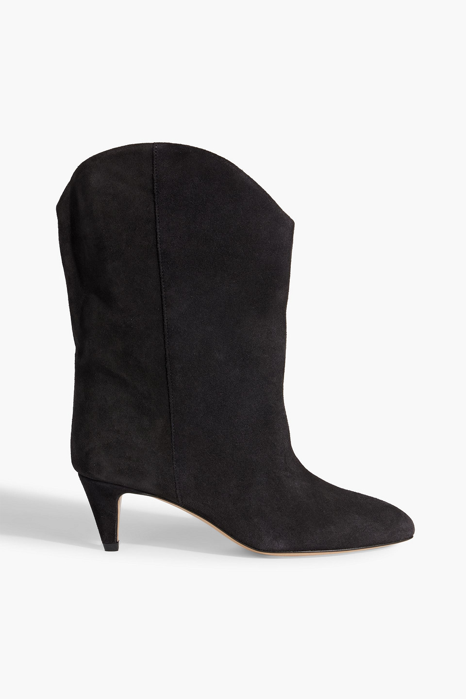 Isabel Marant Dernee Suede Ankle Boots In Black
