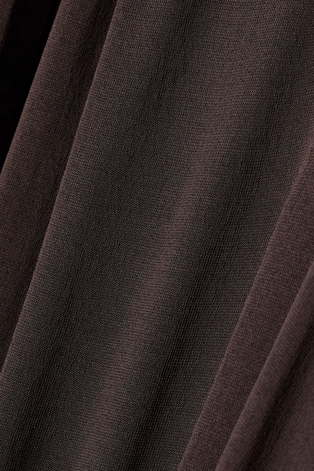 MICHAEL KORS COLLECTION Cold-shoulder ribbed-knit and jersey turtleneck maxi dress