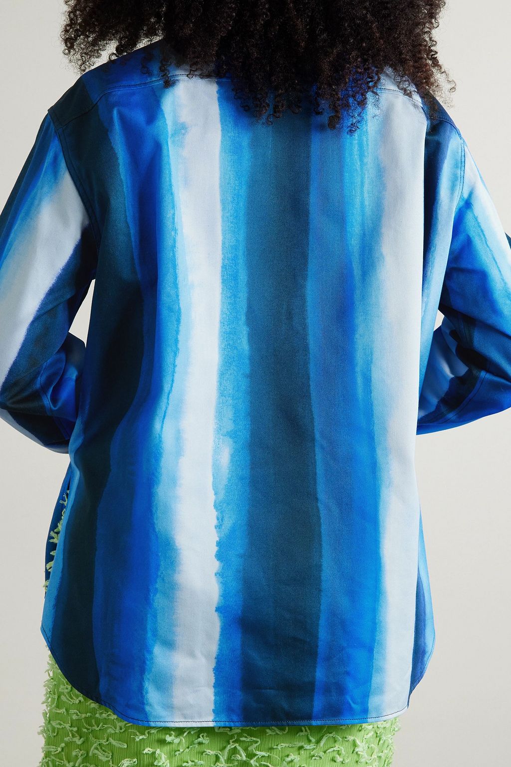 MARNI Striped cotton-twill shirt