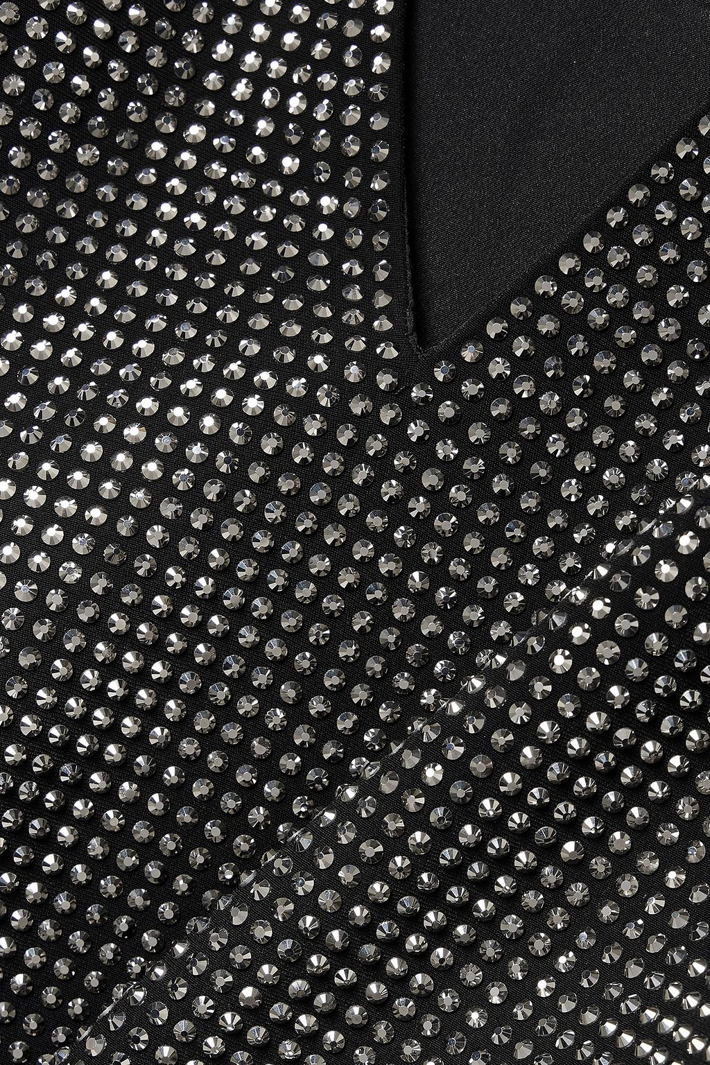 ROLAND MOURET Crystal-embellished crepe top