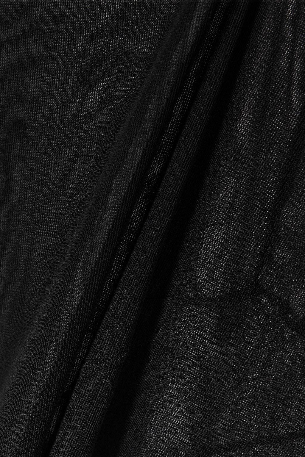 CORTANA Tallulah stretch silk-blend tulle top